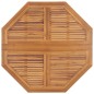 vidaXL Mesa de comedor de jardín plegable teca maciza 110x110x75 cm vidaXL Mesa de comedor de jardín plegable teca maciza 110x110x75 cm