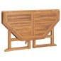 vidaXL Mesa de comedor de jardín plegable teca maciza 110x110x75 cm vidaXL Mesa de comedor de jardín plegable teca maciza 110x110x75 cm