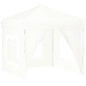 vidaXL Carpa para fiestas plegable con paredes laterales blanco 2x2 m vidaXL Carpa para fiestas plegable con paredes laterales blanco 2x2 m