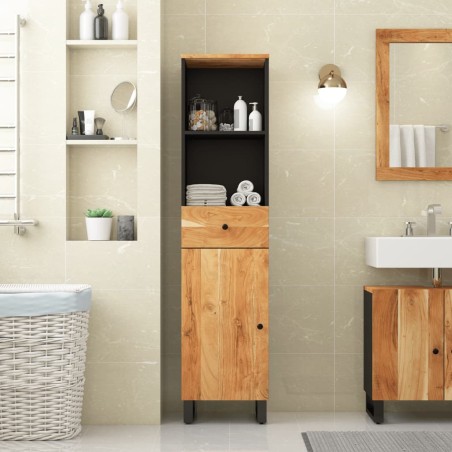 vidaXL Mueble de baño madera maciza de acacia 38x33x160 cm