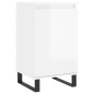 vidaXL Aparadores 2 uds madera de ingeniería blanco brillo 40x35x70 cm vidaXL Aparadores 2 uds madera de ingeniería blanco brillo 40x35x70 cm