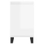 vidaXL Aparadores 2 uds madera de ingeniería blanco brillo 40x35x70 cm vidaXL Aparadores 2 uds madera de ingeniería blanco brillo 40x35x70 cm