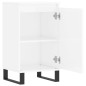 vidaXL Aparadores 2 uds madera de ingeniería blanco brillo 40x35x70 cm vidaXL Aparadores 2 uds madera de ingeniería blanco brillo 40x35x70 cm
