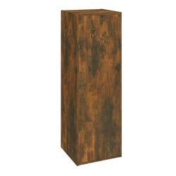 vidaXL Mueble para TV madera contrachapada roble ahumado 30,5x30x90 cm