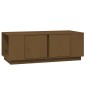 vidaXL Mesa de centro madera maciza de pino marrón miel 110x50x40 cm vidaXL Mesa de centro madera maciza de pino marrón miel 110x50x40 cm