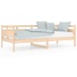 vidaXL Sofá cama madera maciza de pino 90x200 cm vidaXL Sofá cama madera maciza de pino 90x200 cm
