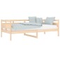 vidaXL Sofá cama madera maciza de pino 90x200 cm vidaXL Sofá cama madera maciza de pino 90x200 cm
