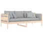 vidaXL Sofá cama madera maciza de pino 90x200 cm vidaXL Sofá cama madera maciza de pino 90x200 cm