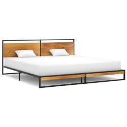 vidaXL Estructura de cama de metal 200x200 cm