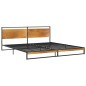 vidaXL Estructura de cama de metal 200x200 cm vidaXL Estructura de cama de metal 200x200 cm