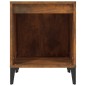 vidaXL Mesita de noche roble ahumado 40x35x50 cm vidaXL Mesita de noche roble ahumado 40x35x50 cm