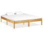 vidaXL Estructura de cama de madera maciza de roble 200x200 cm vidaXL Estructura de cama de madera maciza de roble 200x200 cm