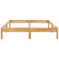 vidaXL Estructura de cama de madera maciza de roble 200x200 cm vidaXL Estructura de cama de madera maciza de roble 200x200 cm
