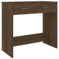 vidaXL Escritorio de madera contrachapada marrón roble 80x40x75 cm vidaXL Escritorio de madera contrachapada marrón roble 80x40x75 cm