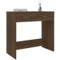 vidaXL Escritorio de madera contrachapada marrón roble 80x40x75 cm vidaXL Escritorio de madera contrachapada marrón roble 80x40x75 cm