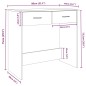 vidaXL Escritorio de madera contrachapada marrón roble 80x40x75 cm vidaXL Escritorio de madera contrachapada marrón roble 80x40x75 cm