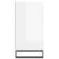 vidaXL Aparadores 2 uds madera de ingeniería blanco brillo 40x35x70 cm vidaXL Aparadores 2 uds madera de ingeniería blanco brillo 40x35x70 cm