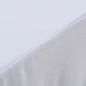 vidaXL Fundas elásticas de mesa 2 uds con falda 120x60,5x74 cm blanco vidaXL Fundas elásticas de mesa 2 uds con falda 120x60,5x74 cm blanco