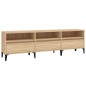 vidaXL Mueble de TV madera contrachapada roble Sonoma 150x30x44,5 cm vidaXL Mueble de TV madera contrachapada roble Sonoma 150x30x44,5 cm