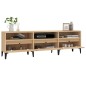 vidaXL Mueble de TV madera contrachapada roble Sonoma 150x30x44,5 cm vidaXL Mueble de TV madera contrachapada roble Sonoma 150x30x44,5 cm