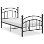 vidaXL Estructura de cama de metal negro 100x200 cm vidaXL Estructura de cama de metal negro 100x200 cm