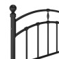 vidaXL Estructura de cama de metal negro 100x200 cm vidaXL Estructura de cama de metal negro 100x200 cm
