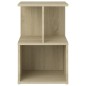 vidaXL Mesita de noche madera contrachapada roble Sonoma 35x35x55 cm vidaXL Mesita de noche madera contrachapada roble Sonoma 35x35x55 cm