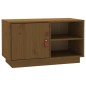 vidaXL Mueble de TV madera maciza de pino marrón miel 70x34x40 cm vidaXL Mueble de TV madera maciza de pino marrón miel 70x34x40 cm