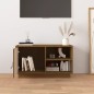vidaXL Mueble de TV madera maciza de pino marrón miel 70x34x40 cm vidaXL Mueble de TV madera maciza de pino marrón miel 70x34x40 cm
