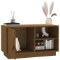vidaXL Mueble de TV madera maciza de pino marrón miel 70x34x40 cm vidaXL Mueble de TV madera maciza de pino marrón miel 70x34x40 cm