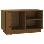 vidaXL Mueble de TV madera maciza de pino marrón miel 70x34x40 cm vidaXL Mueble de TV madera maciza de pino marrón miel 70x34x40 cm