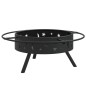 vidaXL Brasero con atizador acero XXL 70 cm vidaXL Brasero con atizador acero XXL 70 cm