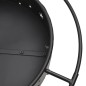 vidaXL Brasero con atizador acero XXL 70 cm vidaXL Brasero con atizador acero XXL 70 cm
