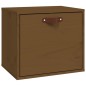 vidaXL Armario de pared madera maciza de pino marrón miel 40x30x35 cm vidaXL Armario de pared madera maciza de pino marrón miel 40x30x35 cm
