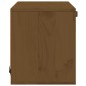 vidaXL Armario de pared madera maciza de pino marrón miel 40x30x35 cm vidaXL Armario de pared madera maciza de pino marrón miel 40x30x35 cm