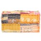 vidaXL Puf patchwork de tela 60x70x36 cm vidaXL Puf patchwork de tela 60x70x36 cm