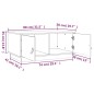 vidaXL Mesa de centro de madera maciza de pino 80x50x35 cm vidaXL Mesa de centro de madera maciza de pino 80x50x35 cm