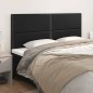 vidaXL Cabeceros 4 unidades de cuero sintético negro 80x5x78/88 cm vidaXL Cabeceros 4 unidades de cuero sintético negro 80x5x78/88 cm