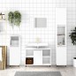 vidaXL Armario de baño madera de ingeniería blanco 30x30x100 cm vidaXL Armario de baño madera de ingeniería blanco 30x30x100 cm