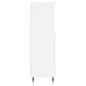 vidaXL Armario de baño madera de ingeniería blanco 30x30x100 cm vidaXL Armario de baño madera de ingeniería blanco 30x30x100 cm