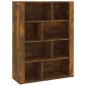 vidaXL Aparador madera contrachapada color roble ahumado 80x30x106 cm vidaXL Aparador madera contrachapada color roble ahumado 80x30x106 cm