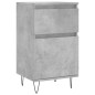 vidaXL Aparadores 2 uds madera de ingeniería gris hormigón 40x35x70 cm vidaXL Aparadores 2 uds madera de ingeniería gris hormigón 40x35x70 cm