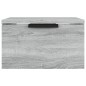 vidaXL Mesita de noche de pared 2 uds color gris Sonoma 34x30x20 cm vidaXL Mesita de noche de pared 2 uds color gris Sonoma 34x30x20 cm