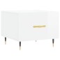 vidaXL Mesa de centro 2 uds madera ingeniería blanco brillo 50x50x40cm vidaXL Mesa de centro 2 uds madera ingeniería blanco brillo 50x50x40cm