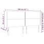 vidaXL Cabeceros 4 unidades de cuero sintético negro 80x5x78/88 cm vidaXL Cabeceros 4 unidades de cuero sintético negro 80x5x78/88 cm