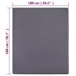vidaXL Sábanas bajeras jersey 2 uds algodón gris antracita 100x200 cm vidaXL Sábanas bajeras jersey 2 uds algodón gris antracita 100x200 cm