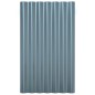 vidaXL Paneles de tejado 36 unidades acero recubierto gris 60x36 cm vidaXL Paneles de tejado 36 unidades acero recubierto gris 60x36 cm