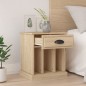 vidaXL Mesita de noche color roble Sonoma 43x36x50 cm vidaXL Mesita de noche color roble Sonoma 43x36x50 cm