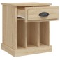 vidaXL Mesita de noche color roble Sonoma 43x36x50 cm vidaXL Mesita de noche color roble Sonoma 43x36x50 cm