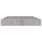 vidaXL Estante flotante de pared gris hormigón MDF 50x23x3,8 cm vidaXL Estante flotante de pared gris hormigón MDF 50x23x3,8 cm